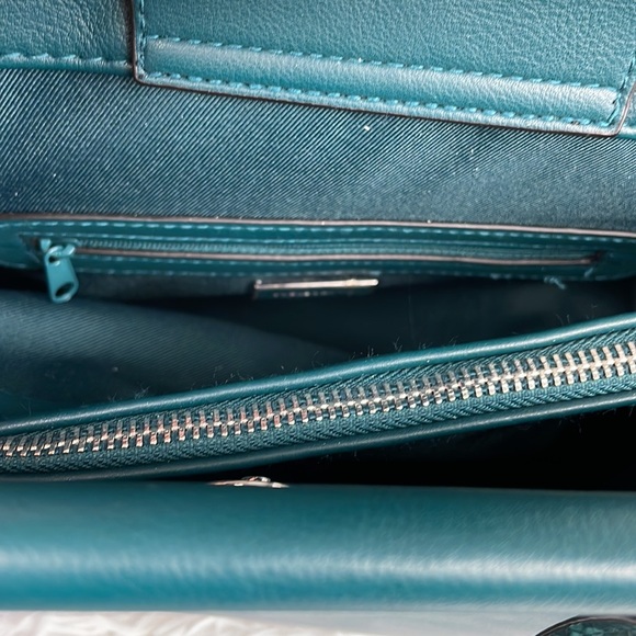 ALFANI ~ Dowel Satchel ~ Petrol Snake ~ NWT! - Picture 7 of 11